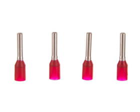 Końcówka tulejkowa izolowana 1mm2 czerwona H1,0/14D R /500szt./ 9019080000