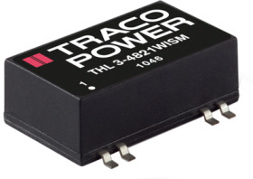 DC converter, 18-75 VDC, 2 W, 1 output, 3.3 VDC, 75 % efficiency, THL 3-4810WISM