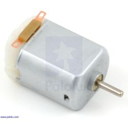 Brushed DC Motor: 130-Size, 6V, 11.5kRPM, 800mA Stall