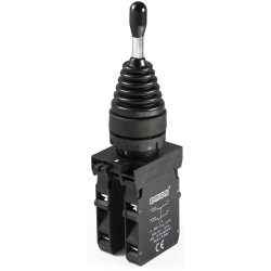 EMAS CP Series Plastic 2NO&#x2B;2NO Joystick Spring Return 4 Pos 22 mm Control Unit