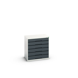 Szafa, kolor: Antracytowy szary, Jasnoszary, materiał: , materiał: stal, 800mm x 800mm x 550mm, Bott