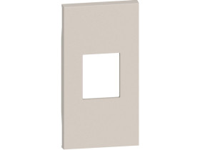 LIVING NOW Plakietka SC/APC - 2 moduły - piaskowy beż KM13M2 LEGRAND