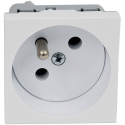 KOPOS QP 45x45_HB Inset Mains Outlet 45x45mm 1Piece White