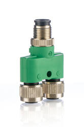 Złącze okrągłe, M12 - M12, 60 V, 4A