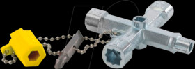 T4455 Control cabinet key, 12-in-1