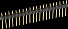 SL6G1E Pin header 1x6 pin straight pitch 2.54mm l. 13,8mm