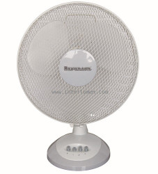 Biurkowy wentylator 27cm 25W biały Ravanson