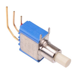 18235WWCD3 On-(On) Right Angle Momentary PCB Push Button Switch SPDT 0.1A 30VDC