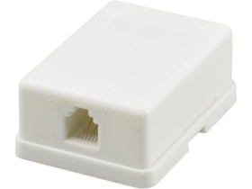 Gniazdo telefoniczne 1xRJ12 6P6C natynkowe