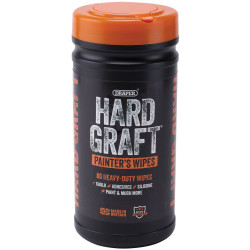 Draper 12439 Hard Graft Painters Wipes (Tub of 80) - 12439