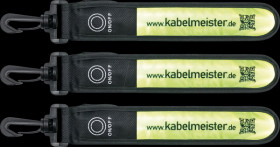 GA-K001G-3 LED light strip, yellow - set of 3