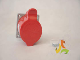 Gniazdo izolacyjne tablicowe 32A/5/400V siłowe IP44 proste 157 TAREL