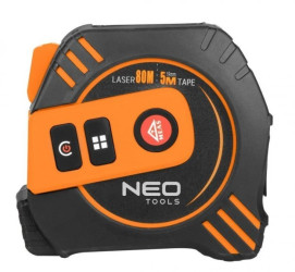 Miernik dystansu dalmierz laserowy 40m z miarką zwijaną 5m NEO 67-100