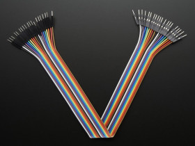 Adafruit Premium Male/Male Jumper Wires - 20 x 12" (300mm)