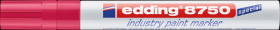4-8750002 Industrial paint marker, 2.0 - 4.0 mm, red