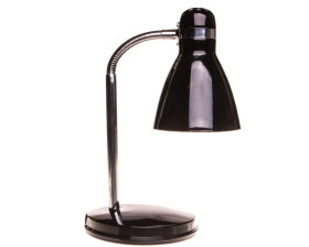 Lampka biurkowa max 10W LED E14 kl.II IP20 ZARA HR-40-B czarny 7561