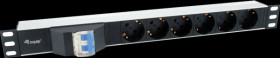 333312 19" socket outlet, 1U, 6-port