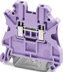 Through terminal block, screw connection, 0.14-1.5 mm², 17.5 A, 8 kV, purple, 1467080