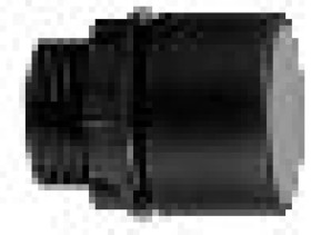 Przycisk czerw. kryty reset O22 z ozn. O dla dyst. przesuwania 17...120mm XB5AA84101