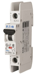 Wyłącznik nadprądowy MCB, Typ D, 1-biegunowy, 500mA, na szynę DIN, Eaton FAZ-D0.5/1-NA