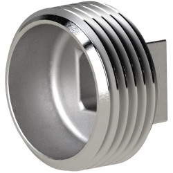 Sealing plug, L 15.7 mm, 20 bar, stainless steel, for compressed air/liquids, 118892