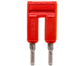 Mostek grzebieniowy 2-biegunowa czerwony TOPJOBS 2002-402/000-005 /25szt./
