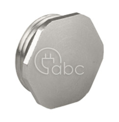 Zatyczka blokująca M20x1.5, mosiądz niklowany, 8745.20