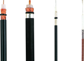 Kabel koncentryczny Helukabel 40203, Średnica zewnętrzna: 2.50 mm, RG316 /U, 50 Ω, czarny, 1000 m