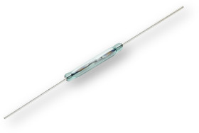Reed switche, glass, THT, 1 Form A (N/O), 10 W, 200 V (DC), 0.5 A, MDSR-7-10-15