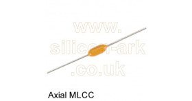 1000pF 50V X7R multilayer axial ceramic capacitor (TS170A1H102) - Suntan