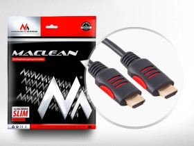 Przewód kabel HDMI-HDMI Maclean MCTV-813 3m v1.4 30AWG z filtrami ferrytowymi MCTV-813
