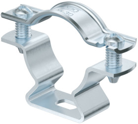 Spacer clamp, max. bundle Ø 30 mm, steel, galvanized, (L x W) 59 x 16 mm, 1362772