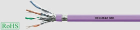 Przewód do sieci komputerowych HELUKAT 600 S/FTP kat.7e 4x2xAWG23/1 FRNC Dca 80810 /bębnowy/