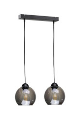 Lampa wisząca nowoczesna 2xE27 YUNO BLACK