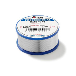 Spoiwo LC60-SW26 1,5mm 0,10kg Cyna lutownicza do lutowania Cynel Polska