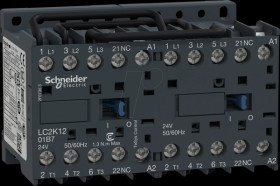 LC2K1201P7 Reversing contactor combination, TeSys K, 3-pin, 1 NC, 230 V