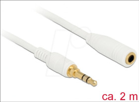 85579 Jack Extension Cable 3.5 mm 2 m