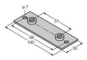 Turck 6901324 Płyta do przyspawania BSS-SPV5 1 szt.