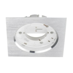 Oprawa FURNI kwadrat alu srebrna GX53