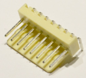 GW08RA wtyk kątowy do druku 8 pin, raster 2,54