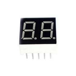 TRU COMPONENTS TRU-7S2-56RAG Seven-segment display Red 14.2 mm 2V 2-digit