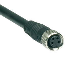 Złącze wielostykowe przemysłowe 4-pinowe M8, kablowe Gniazdo Schmersal