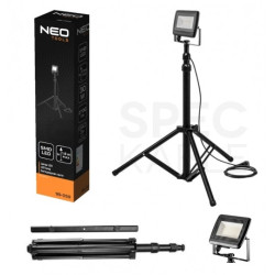 Reflektor pojedynczy 30W SMD LED 2700lm na statywie 1.8m IP65 NEO 99-059