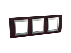UNICA TOP Ramka 3 potrójna pozioma wenge MGU66.006.0M3 SCHNEIDER ELECTRIC