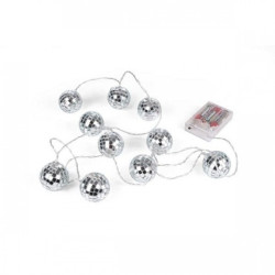 Girlanda LED - lustrzane kulki - 10szt.