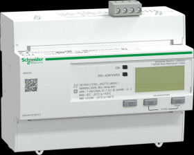 A9MEM3355 Energy meter, 3-ph, 125A, Modbus, 1E/1A, 4 tariffs, class 1, MID