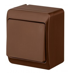 Hermes Łącznik dzwonkowy zwierny natynkowy brązowy 0337-06