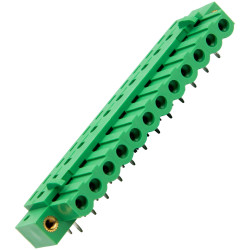 Camblock Plus CTBP97HJ/12FL 5.08mm Pluggable PCB Female Horiz Flan T/Block 12p