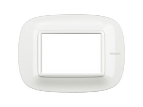 AXOLUTE Ramka 1 pojedyncza owalna 3 moduły AXOLUTE biały HB4803HD LEGRAND