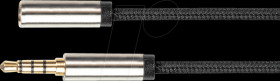 GC-M0240 Audio connection cable 4-pin 3.5 mm